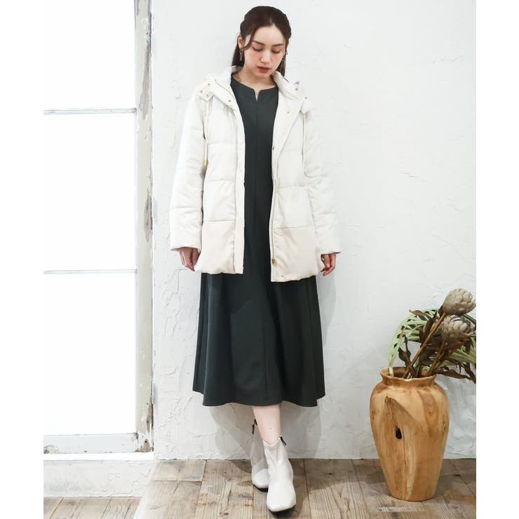 【大きいサイズ/LAVEANGE×eur3】タックジャージーワンピース | eur3 | 詳細画像5 