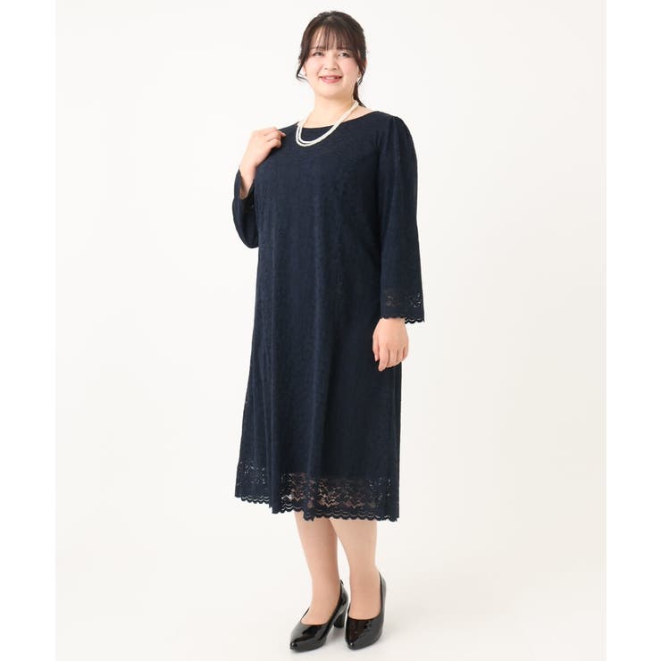 【大きいサイズ/11号サイズあり】スカラップレースワンピース | eur3 | 詳細画像5 