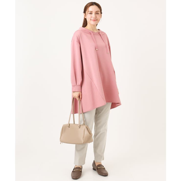 【大きいサイズ】ダンボールフーディー風チュニック | eur3 | 詳細画像10 