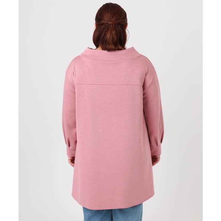 【大きいサイズ】ダンボールフーディー風チュニック | eur3 | 詳細画像14 