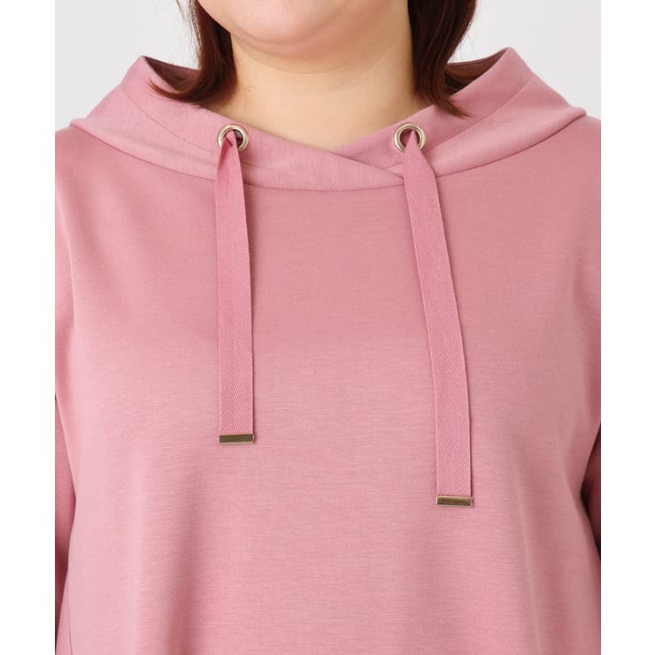 【大きいサイズ】ダンボールフーディー風チュニック | eur3 | 詳細画像15 