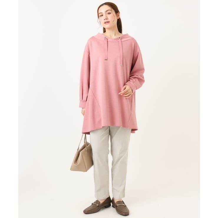 【大きいサイズ】ダンボールフーディー風チュニック | eur3 | 詳細画像9 