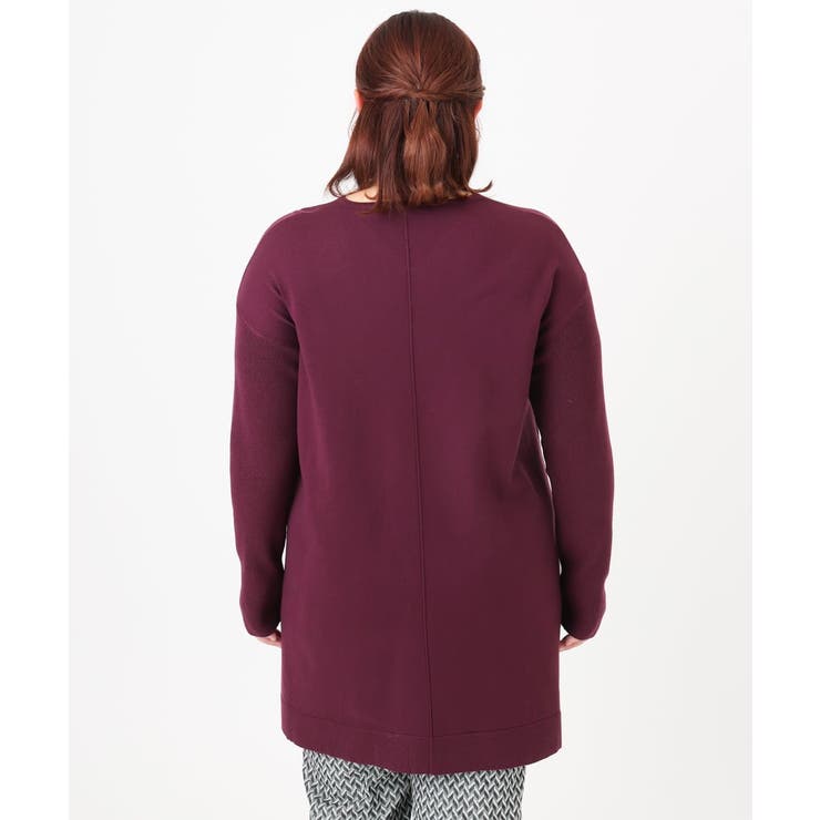 【大きいサイズ】Vネックニットチュニック | eur3 | 詳細画像6 