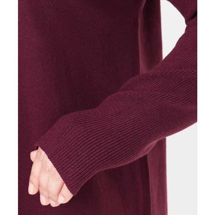 【大きいサイズ】Vネックニットチュニック | eur3 | 詳細画像9 