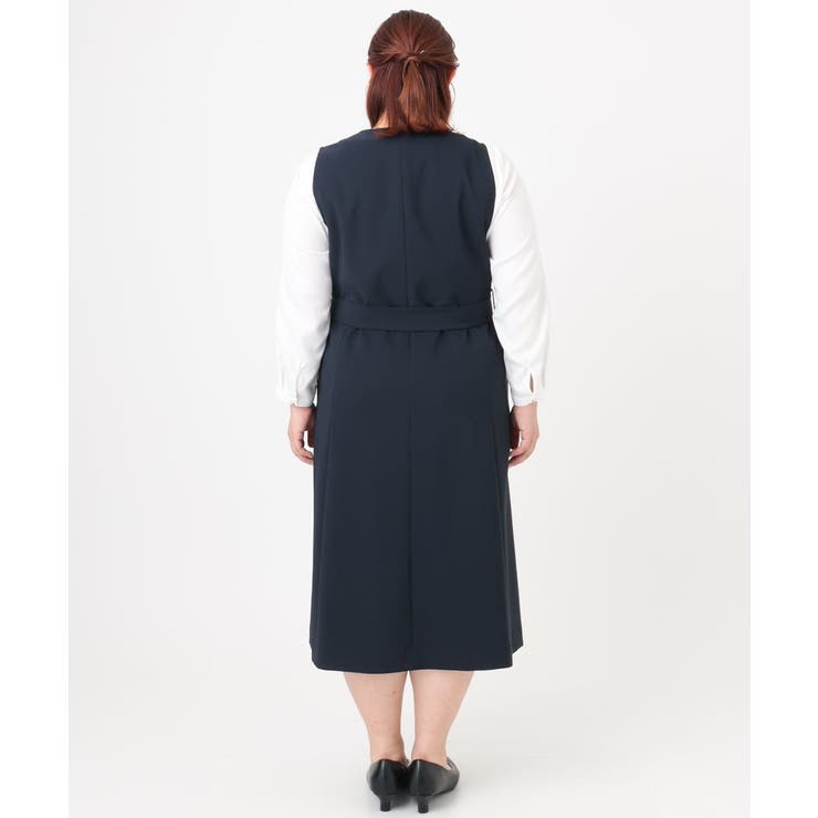 【大きいサイズ】Wクロス2WAYワンピース | eur3 | 詳細画像11 