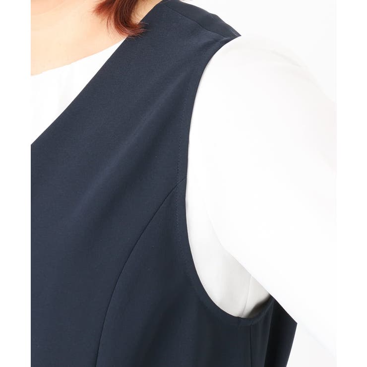 【大きいサイズ】Wクロス2WAYワンピース | eur3 | 詳細画像14 