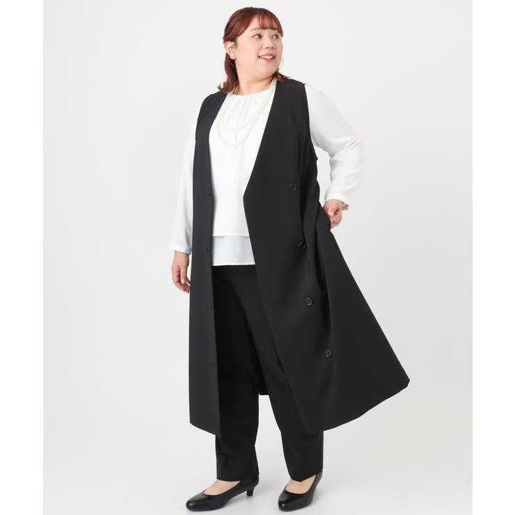 【大きいサイズ】Wクロス2WAYワンピース | eur3 | 詳細画像19 