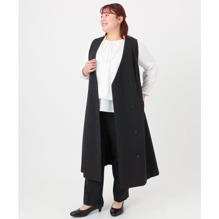 【大きいサイズ】Wクロス2WAYワンピース | eur3 | 詳細画像20 