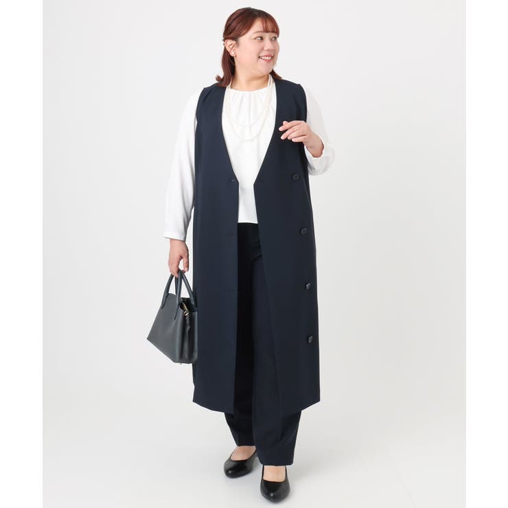 【大きいサイズ】Wクロス2WAYワンピース | eur3 | 詳細画像5 