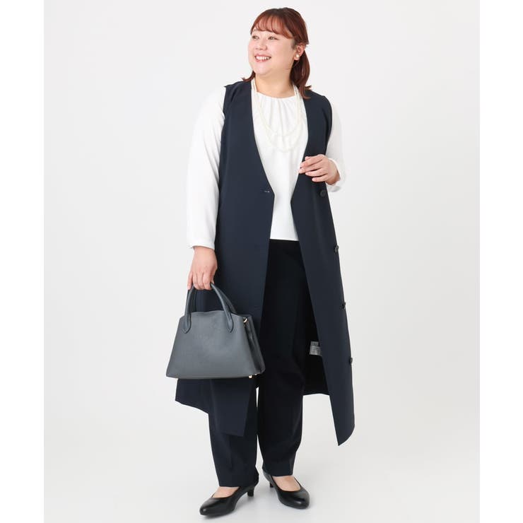 【大きいサイズ】Wクロス2WAYワンピース | eur3 | 詳細画像6 