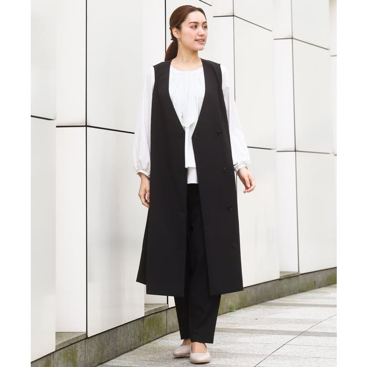 ブラック(94) | 【大きいサイズ】Wクロス2WAYワンピース | eur3