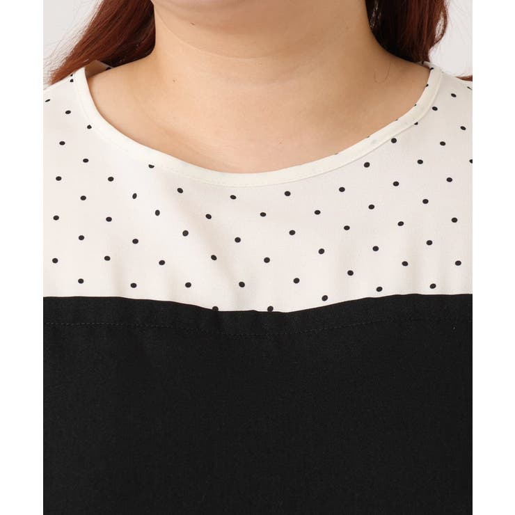 【大きいサイズ】ビスチェ風ドッキングトップス | eur3 | 詳細画像15 