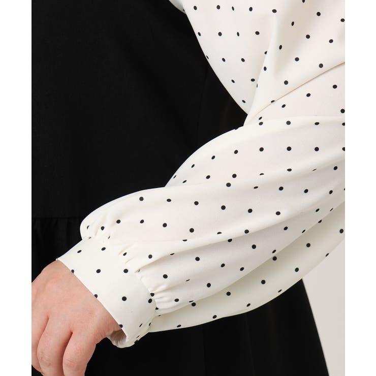 【大きいサイズ】ビスチェ風ドッキングトップス | eur3 | 詳細画像16 