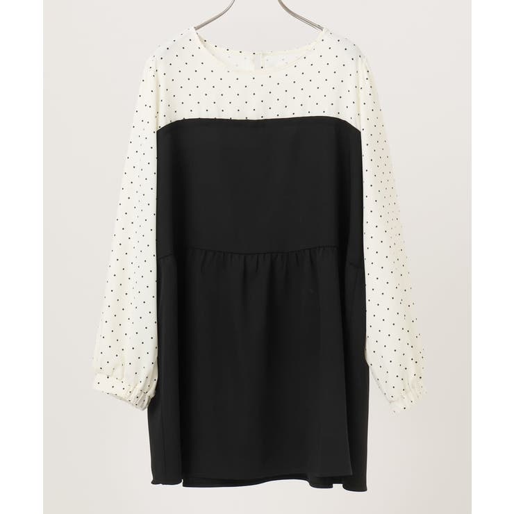 【大きいサイズ】ビスチェ風ドッキングトップス | eur3 | 詳細画像4 