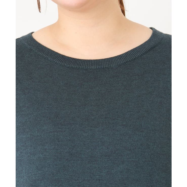 【大きいサイズ】シャーリングコンビワンピース | eur3 | 詳細画像10 