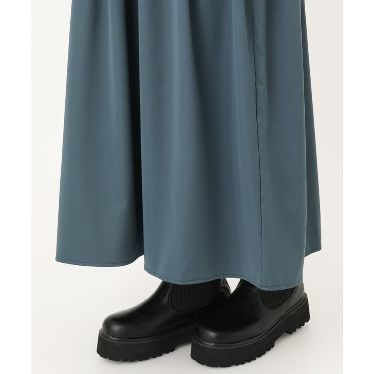 【大きいサイズ】シャーリングコンビワンピース | eur3 | 詳細画像12 