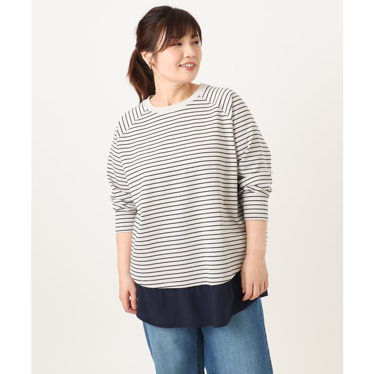 【大きいサイズ】ドッキングプルオーバー | eur3 | 詳細画像16 