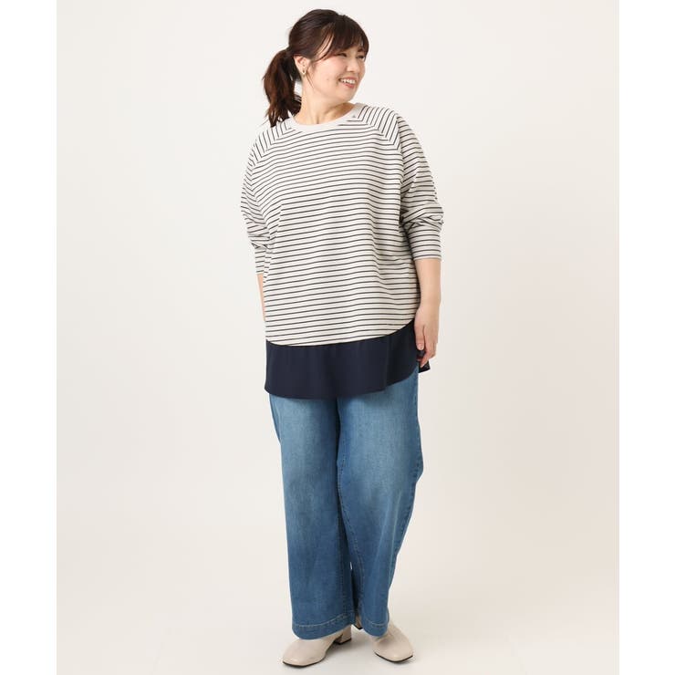 【大きいサイズ】ドッキングプルオーバー | eur3 | 詳細画像18 