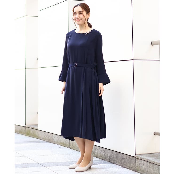 【大きいサイズ/11号サイズあり】プリーツタックワンピース | eur3 | 詳細画像2 