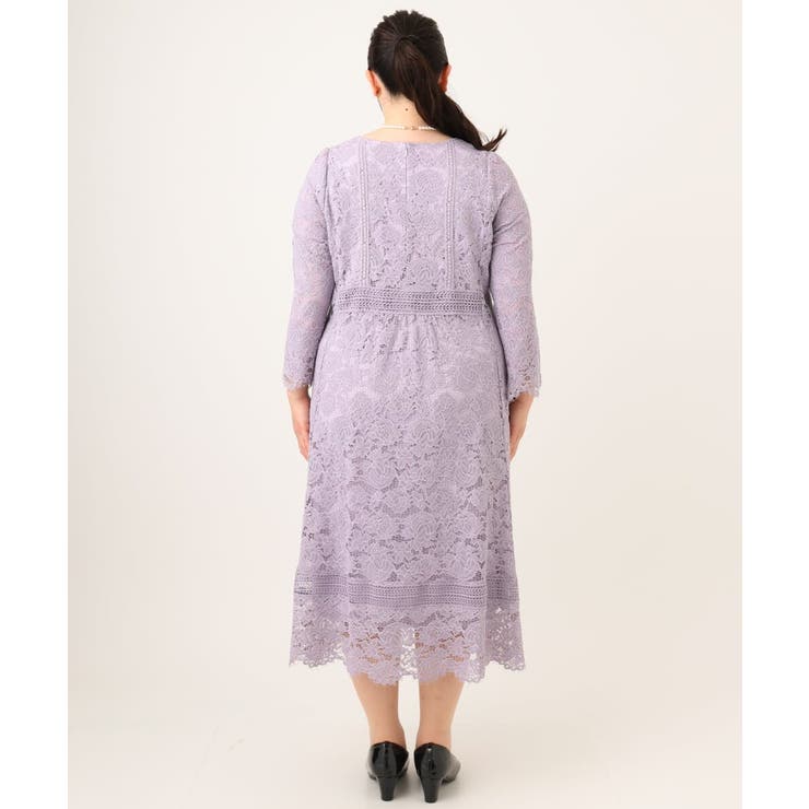 【大きいサイズ】イレヘムレースドレス | eur3 | 詳細画像16 