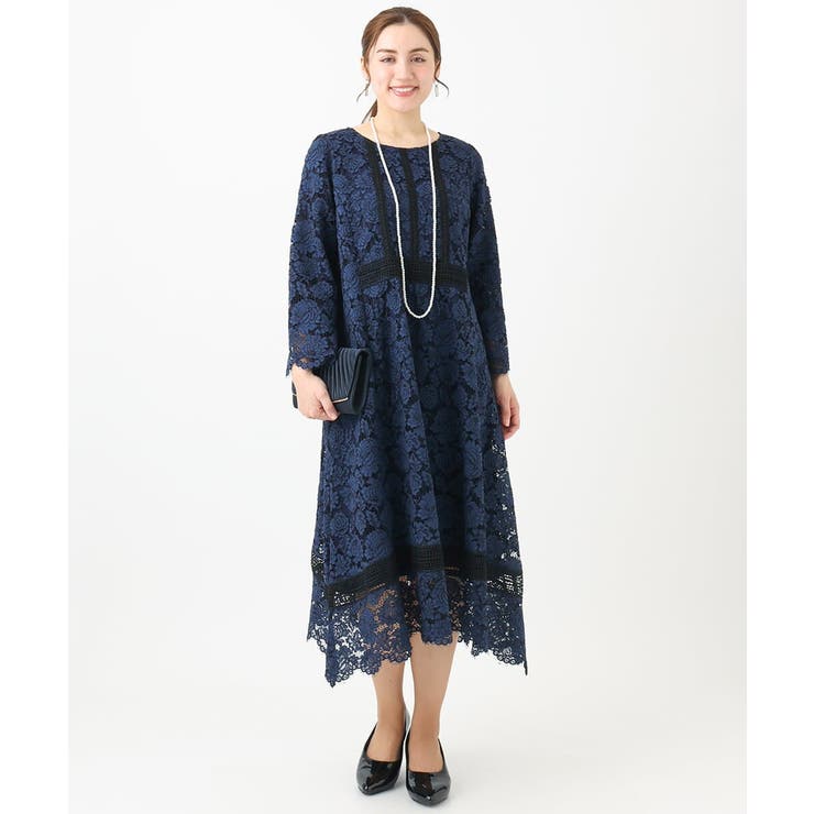 【大きいサイズ】イレヘムレースドレス | eur3 | 詳細画像2 