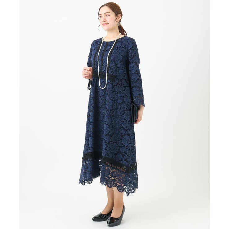 【大きいサイズ】イレヘムレースドレス | eur3 | 詳細画像3 