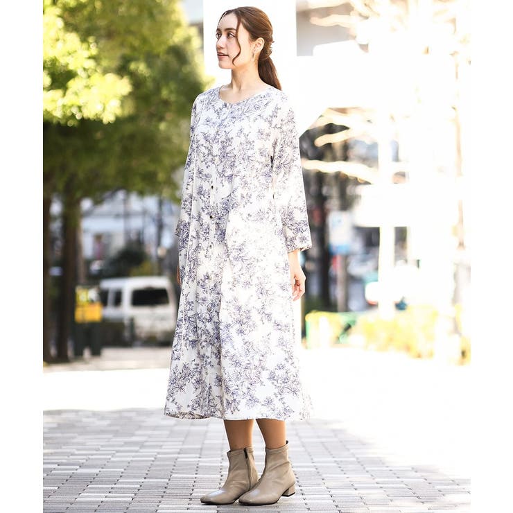 【大きいサイズ】パイピングワンピース | eur3 | 詳細画像10 