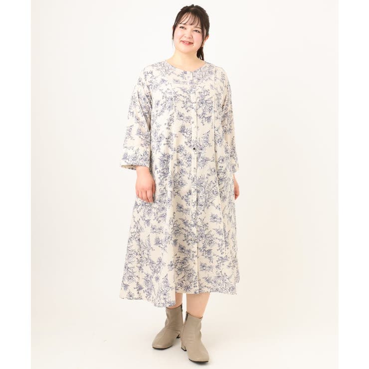 【大きいサイズ】パイピングワンピース | eur3 | 詳細画像15 