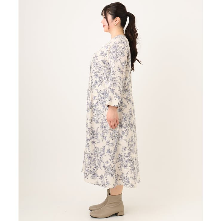 【大きいサイズ】パイピングワンピース | eur3 | 詳細画像18 