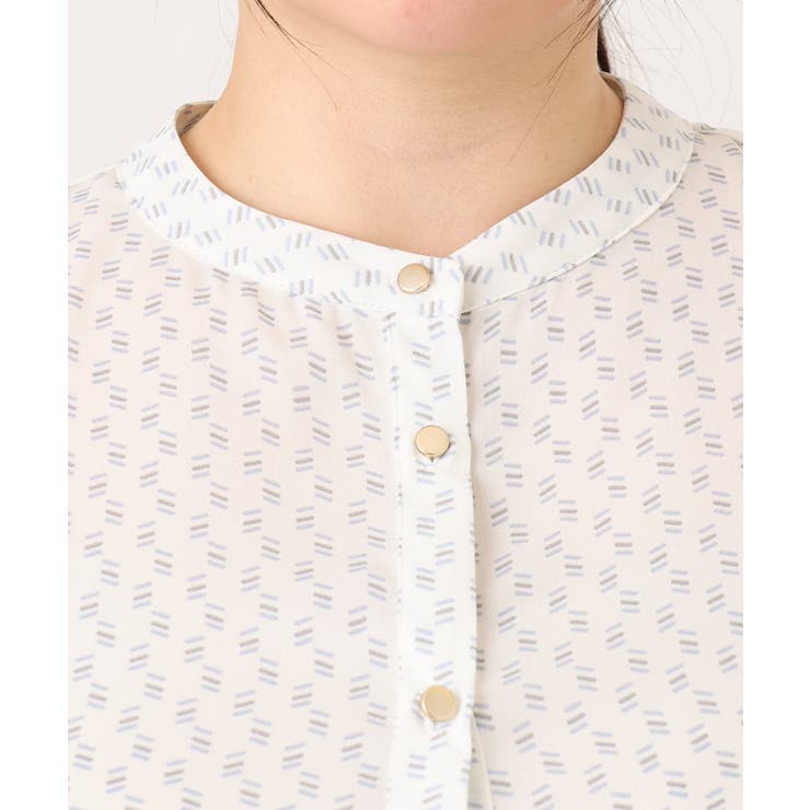 【大きいサイズ】ポーラバンドカラーチュニック | eur3 | 詳細画像14 