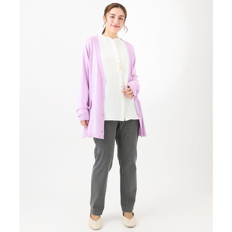 【大きいサイズ】ポーラバンドカラーチュニック | eur3 | 詳細画像22 