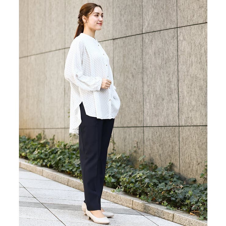 【大きいサイズ】ポーラバンドカラーチュニック | eur3 | 詳細画像7 