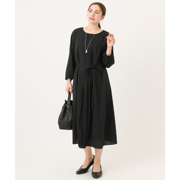 【大きいサイズ】フロントプリーツワンピース | eur3 | 詳細画像18 