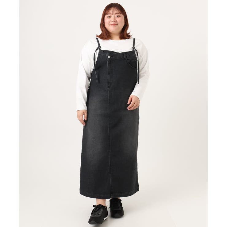 【大きいサイズ】デニムジャンパースカート | eur3 | 詳細画像21 