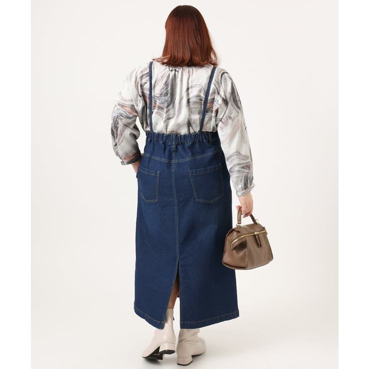 【大きいサイズ】デニムジャンパースカート | eur3 | 詳細画像6 