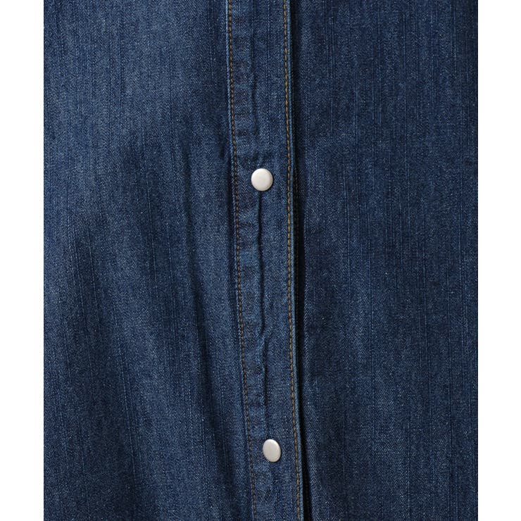 【大きいサイズ】デニムフーディ―シャツチュニック | eur3 | 詳細画像23 