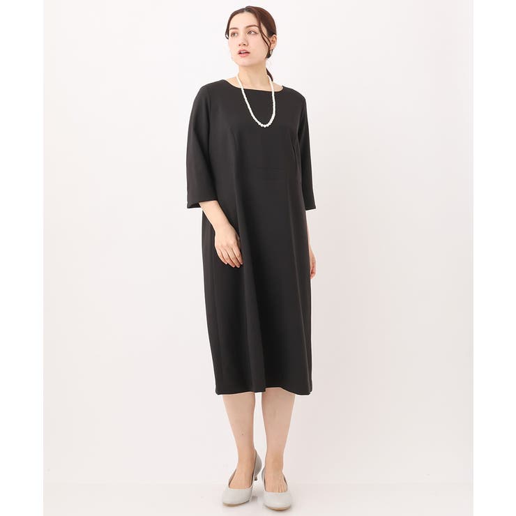 ブラック(94) | 【大きいサイズ 11号サイズあり セットアップ対応】Wクロスストレッチスクエアネ… | eur3