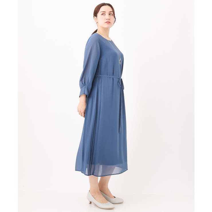 【大きいサイズ/11号サイズあり】サイドプリーツワンピース | eur3 | 詳細画像5 