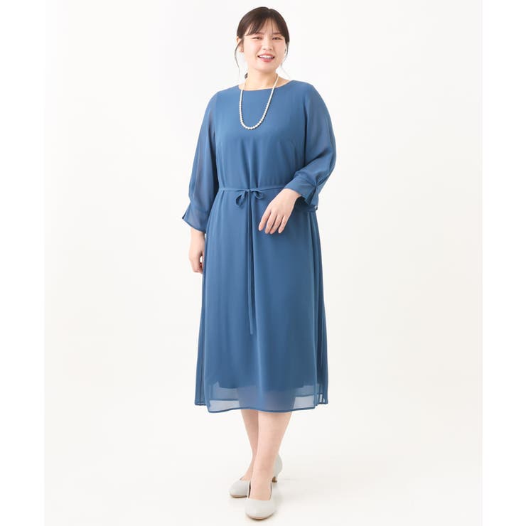 【大きいサイズ/11号サイズあり】サイドプリーツワンピース | eur3 | 詳細画像6 