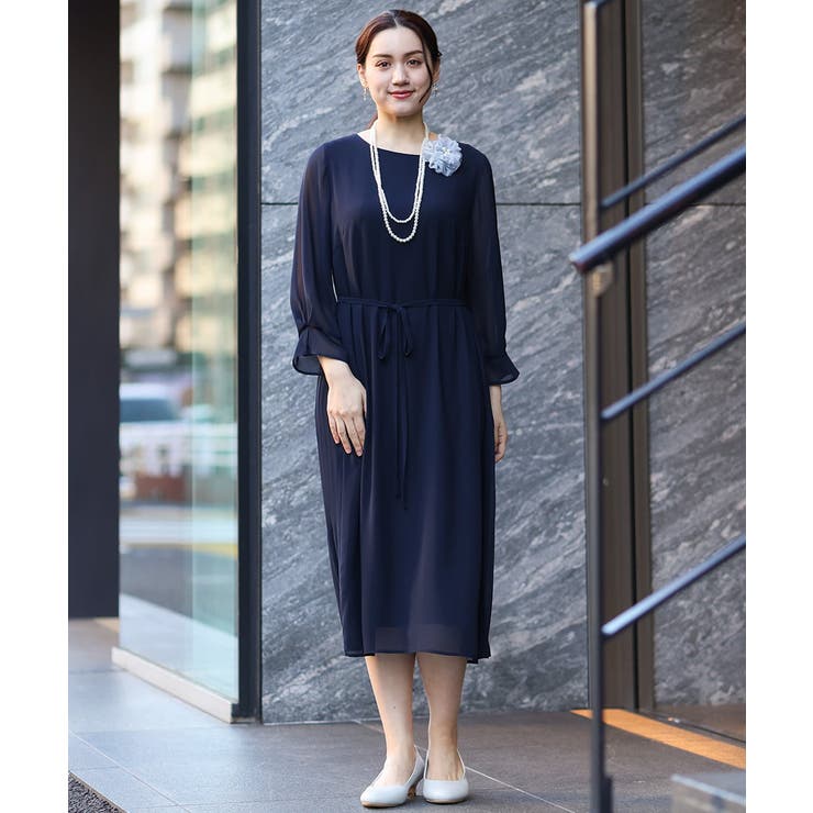 【大きいサイズ/11号サイズあり】サイドプリーツワンピース | eur3 | 詳細画像9 