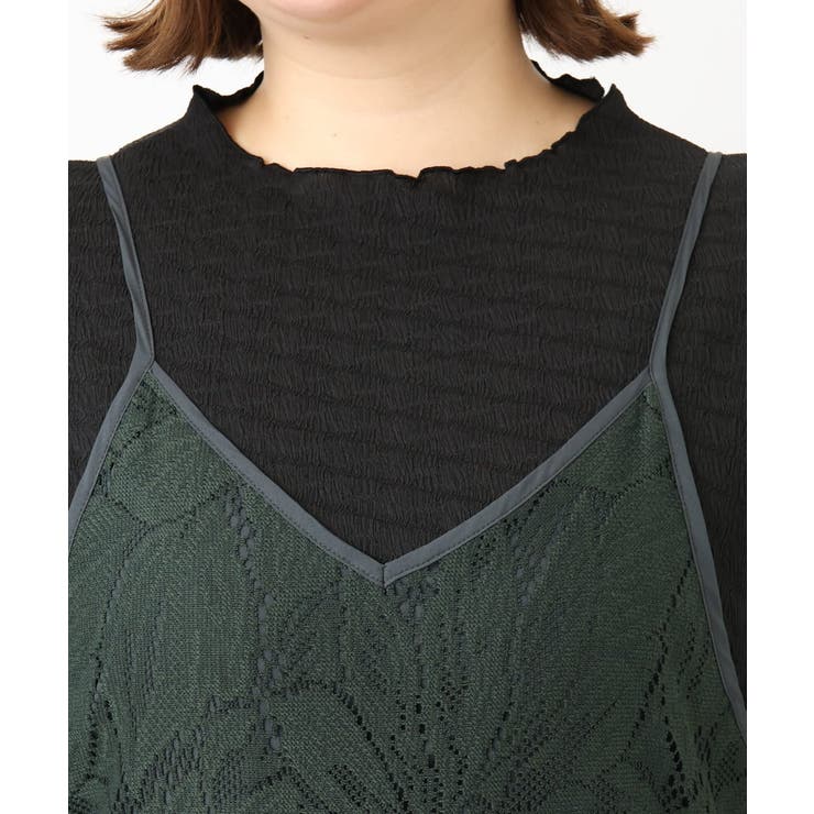 【大きいサイズ】レースキャミワンピース | eur3 | 詳細画像14 