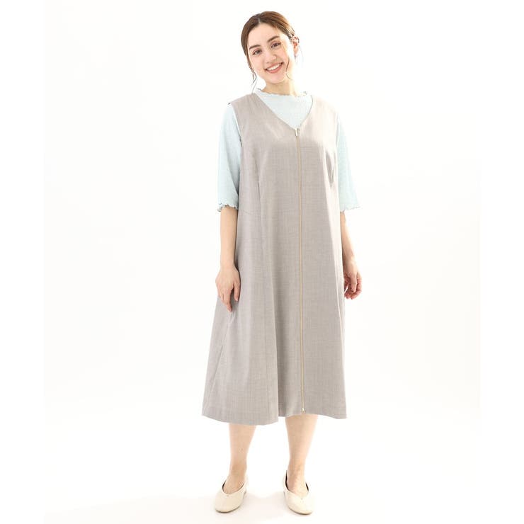 【大きいサイズ/2WAY】Vネックワンピース | eur3 | 詳細画像2 