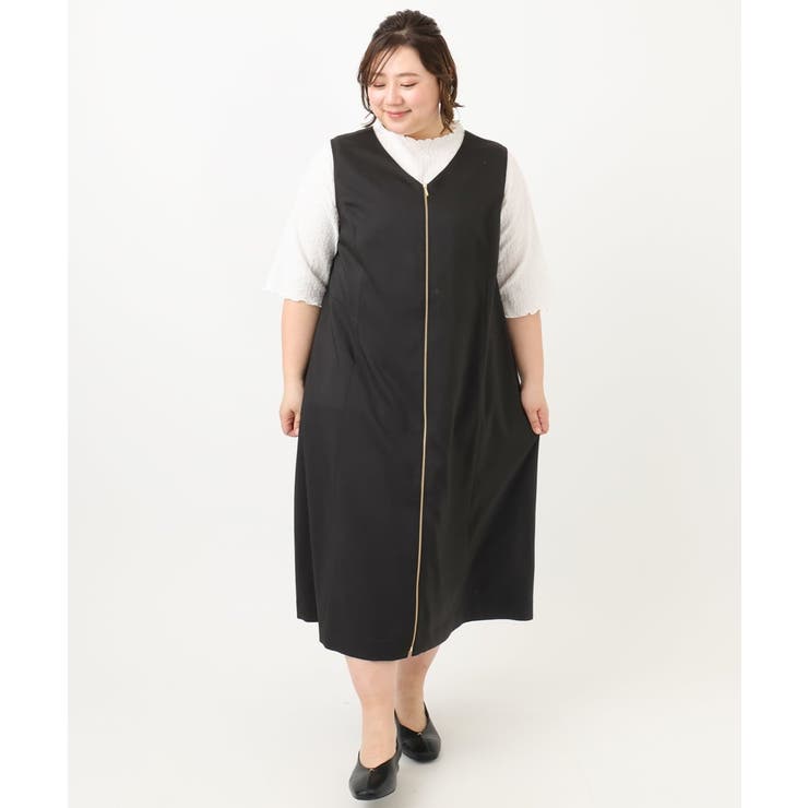 【大きいサイズ/2WAY】Vネックワンピース | eur3 | 詳細画像22 