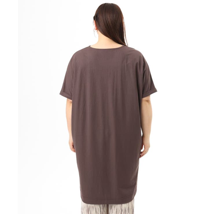 【大きいサイズ/接触冷感】ボクシーシルエットチュニック | eur3 | 詳細画像10 