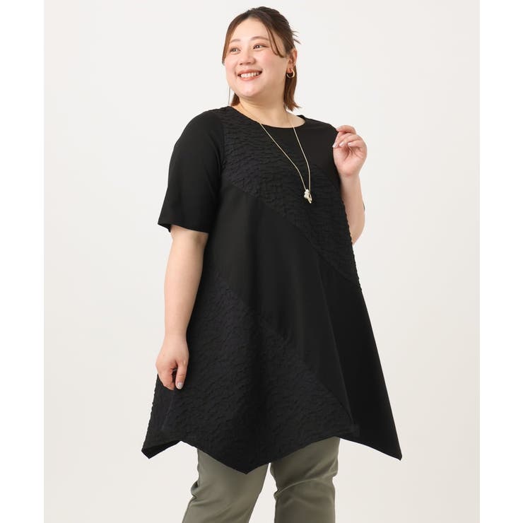 【大きいサイズ】ぽこぽこイレヘムチュニック | eur3 | 詳細画像17 