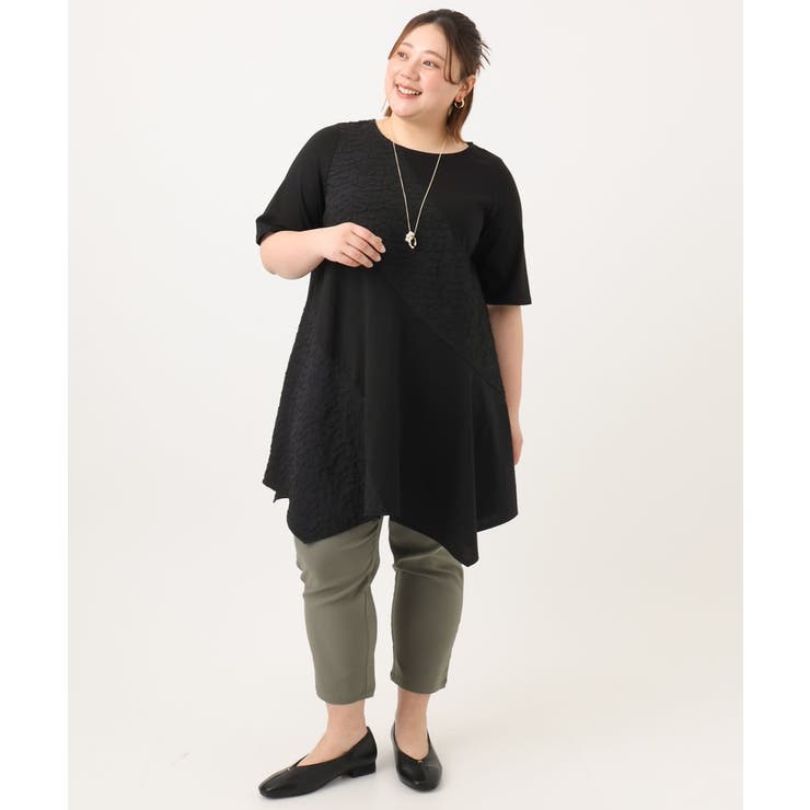 【大きいサイズ】ぽこぽこイレヘムチュニック | eur3 | 詳細画像20 