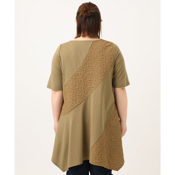 【大きいサイズ】ぽこぽこイレヘムチュニック | eur3 | 詳細画像8 