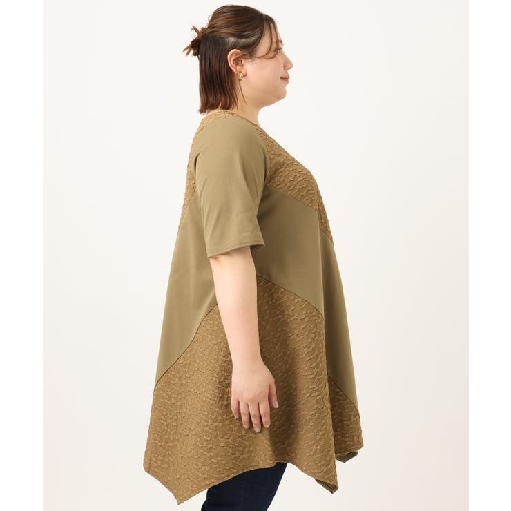 【大きいサイズ】ぽこぽこイレヘムチュニック | eur3 | 詳細画像9 