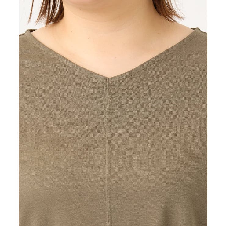 【大きいサイズ/接触冷感】カノコボクシーシルエットチュニック | eur3 | 詳細画像9 