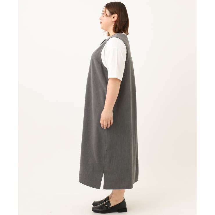 【大きいサイズ/soso×eur3】2wayノースリーブワンピース | eur3 | 詳細画像11 